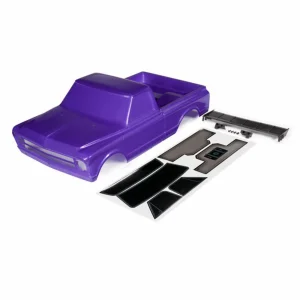 Traxxas Body, Chevrolet C10 (purple) (includes wing + decals)
