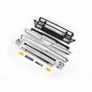 Traxxas Body accessories, Chevrolet C10, chrome (includes grille (upper + lower), headlight housings (left + right), bumpers (front + rear), mounting retainers and hardware)