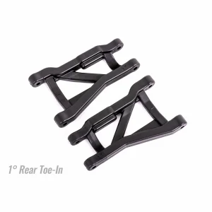Traxxas Suspension arms, black, rear (left + right), heavy duty, 1deg toe angle (2)