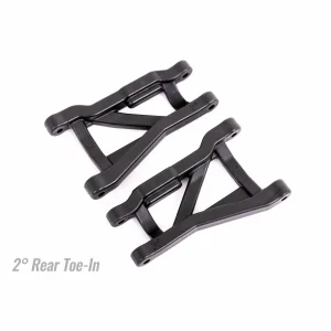 Traxxas Suspension arms, black, rear (left + right), heavy duty, 2deg toe angle (2)