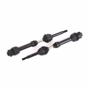 Traxxas Driveshafts, rear, steel-spline constant-velocity (complete assembly) (2)