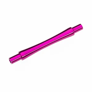 Traxxas Axle, wheelie bar, 6061-T6 aluminium (pink-anodised) (1)/ 3x12 BCS (with threadlock) (2)