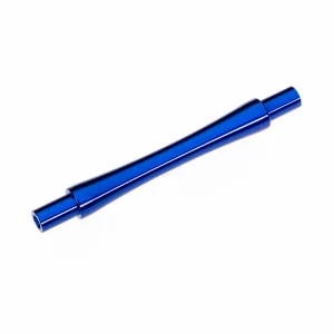 Traxxas Axle, wheelie bar, 6061-T6 aluminium (blue-anodised) (1)/ 3x12 BCS (with threadlock) (2)