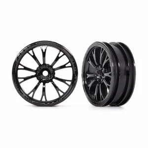 Traxxas Wheels, Weld gloss black (front) (2)