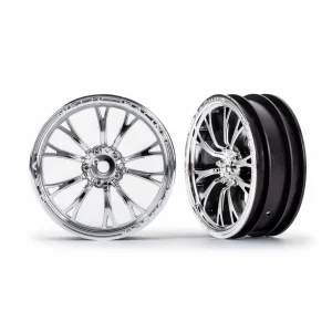 Traxxas Wheels, Weld chrome (front) (2)