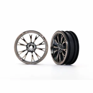 Traxxas Wheels, Weld black chrome (front) (2)
