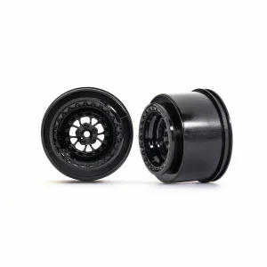 Traxxas Wheels, Weld gloss black (rear) (2)
