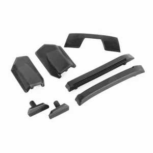 Traxxas Body reinforcement set, black / skid pads (roof) (fits 9511 body)