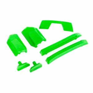 Traxxas Body reinforcement set, green / skid pads (roof) (fits 9511 body)