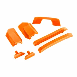 Traxxas Body reinforcement set, orange / skid pads (roof) (fits 9511 body)