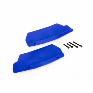 Traxxas Mud guards, rear, blue (left and right) / 3x15 CCS (2)