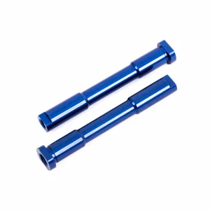Traxxas Bellcrank posts, steering (aluminium, blue-anodised)