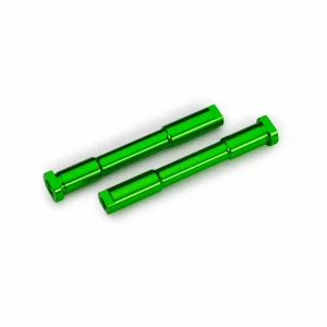 Traxxas Bellcrank posts, steering (aluminium, green-anodised)