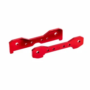 Traxxas Tie bars, rear, 6061-T6 aluminium (red-anodised)