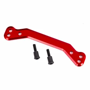 Traxxas Draglink, steering, 6061-T6 aluminium (red-anodised)/ 3x14mm SS (2)