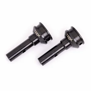 Traxxas Stub axles, hardened steel (2) (for steel constant-velocity driveshafts) (fits Sledge)