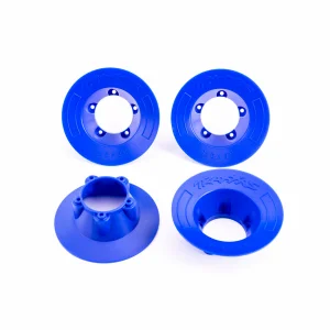 Traxxas Wheel covers, blue (4) (fits 9572 wheels)