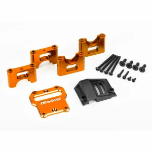 Traxxas Mount, center differential carrier, 6061-T6 aluminium (orange-anodised)