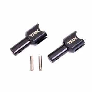 Traxxas Differential output cup, center (hardened steel, heavy duty) (2)/ 2.5x12mm pin (2)
