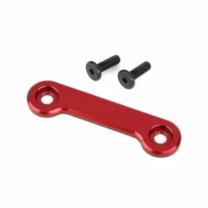 Traxxas Wing washer, 6061-T6 aluminium (red-anodised) (1)/ 4x12mm FCS (2)