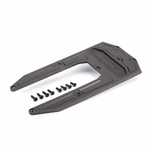 Traxxas Skidplate, chassis, graphite gray (fits Sledge)