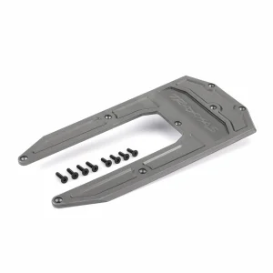 Traxxas Skidplate, chassis, gray (fits Sledge)