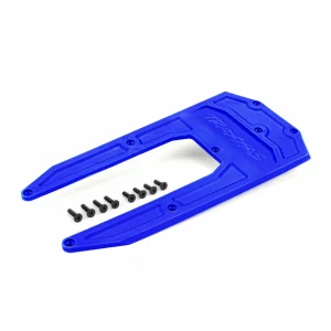 Traxxas Skidplate, chassis, blue (fits Sledge)
