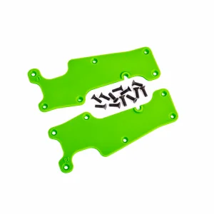 Traxxas Suspension arm covers, green, front (left and right) / 25x8 CCS (12)