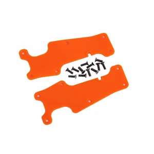 Traxxas Suspension arm covers, orange, front (left and right) / 25x8 CCS (12)