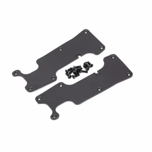 Traxxas Suspension arm covers, black, rear (left and right) / 25x8 CCS (12)