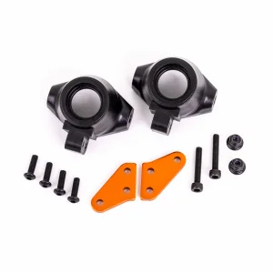Traxxas Steering block arms (aluminium, orange-anodised) (2) / steering blocks, left + right