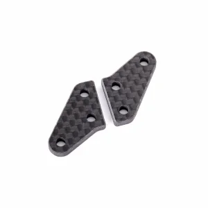Traxxas Steering block arms, carbon fibre (2) (fits 9635 series + 9637 series steering blocks)