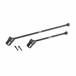 Traxxas Driveshafts, center, assembled (steel constant-velocity), front (1)/ rear (1) (fits Sledge)