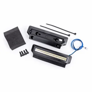 Traxxas Bumper, front (body) (with LED lights)/ bumper mount (fits 9511 body)