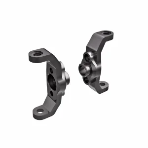 Traxxas Caster blocks, 6061-T6 aluminium (dark titanium-anodised) (left + right)
