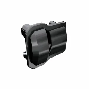Traxxas Differential cover, front or rear (black chrome) (2)