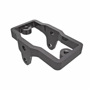 Traxxas Servo mount, 6061-T6 Aluminium (grey-anodised)
