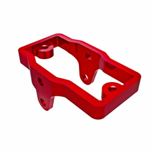 Traxxas Servo mount, 6061-T6 Aluminium (red-anodised)