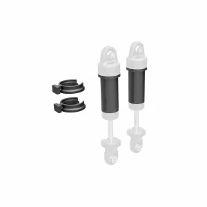 Traxxas Body, GTM Shock, 6061-T6 Aluminium (grey-anodised) (includes spring pre-load spacers) (2)