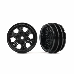 Traxxas Wheels, 1.0in (black) (2) ** CLEARANCE **