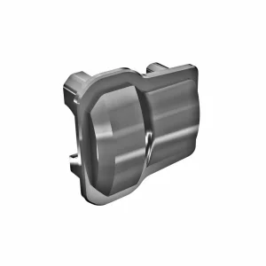 Traxxas Axle cover, 6061-T6 aluminium (dark titanium-anodised) (2)/ 1.6x12mm BCS (with threadlock) (8)
