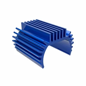 Traxxas Heat sink, Titan 87T motor (6061-T6 Aluminium, blue-anodised)