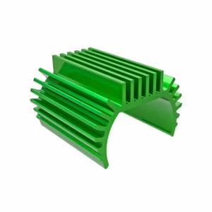 Traxxas Heat sink, Titan 87T motor (6061-T6 Aluminium, green-anodised)