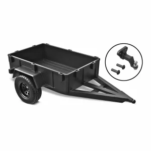 Traxxas 1:18 Utility trailer/ trailer hitch (assembled)/ 3mm spring pre-load spacers (2)/ 2.5x8mm BCS (2)