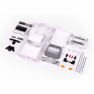 Traxxas Body, Ford F-150 Truck (1979), complete (unassembled) (white, requires painting) (includes grille, side mirrors, door handles, roll bar, windshield wipers, side trim, + clipless mounting) (requires 9834 front + rear bumpers)
