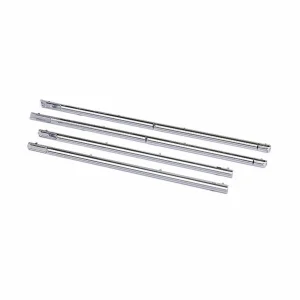 Traxxas Side trim, left + right (chrome) (fits 9812 body)
