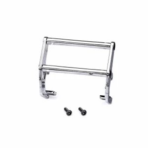 Traxxas Push bar, bumper, chrome (assembled) (fits 9836 bumper)