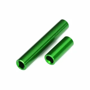 Traxxas Driveshafts, center, female, 6061-T6 aluminium (green-anodised) (front + rear) (for use with 9751 metal center driveshafts) (fits 1:18 TRX-4M vehicles with 162mm wheelbase)