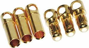 Tekin Banana Power 4.0mm Gold Connector (3)