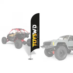 Crawler Park Toyswd 1:10 Scale Beach Flags (2Pcs)